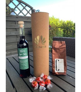 Zestaw świąteczny FUTURA30, z alkoholem 500ml, kawa 100g, 5 sztuk LINDOR