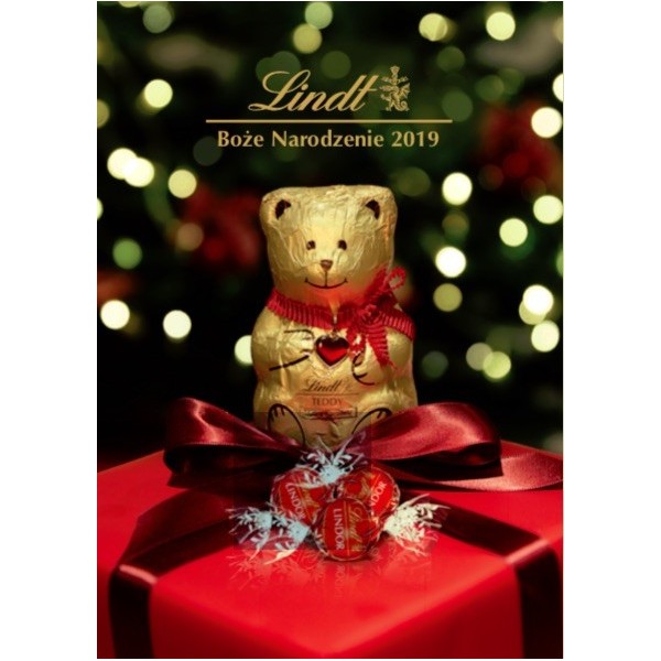 LINDT Miś figurka z czekolady mlecznej