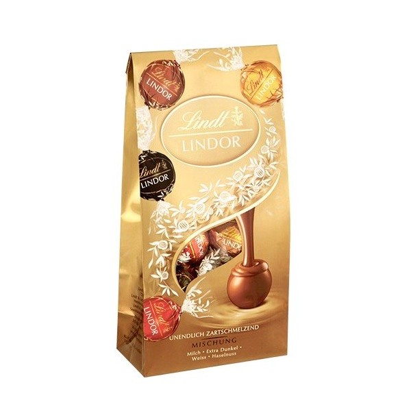 LINDT-Praliny Lindor mix smaków LINDOR ASSORTED CORNET 6 x 337g