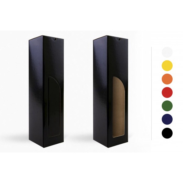 Kartonik pojedyńczy na wio czarny i granatowy