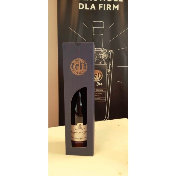 Kartonik pojedyńczy na wio czarny i granatowy