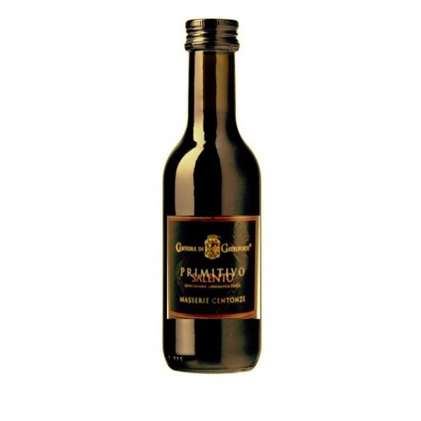 Wino Primitivo- czerwone Włochy, mała buteleczka 200ml