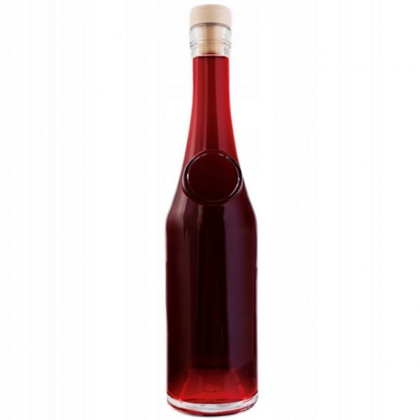Butelka RAY 350ml z syntetycznym korkiem imitującym drewno