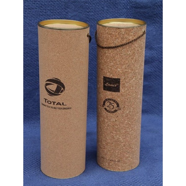 Tuba z korka z grawerowaniem