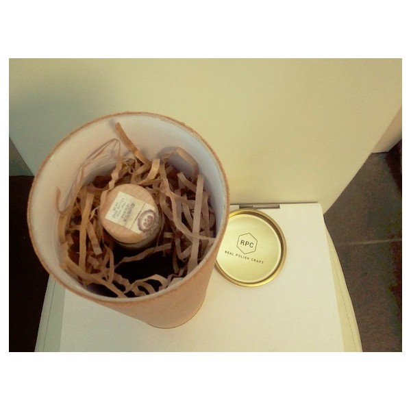 ZESTAW PREZENTOWY-TUBA ZAMSZ LUB MIELONY KOREK, BUTELKA KLIK 500ML- DOWOLNY WLEW