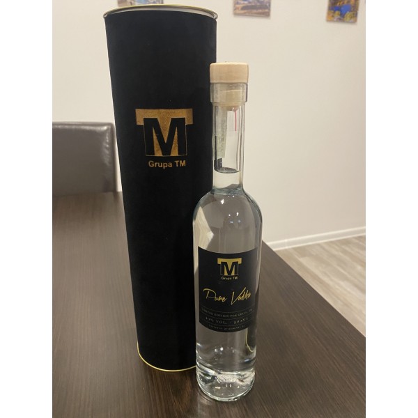 Butelka Futura 500ml, etykieta, tuba, logo