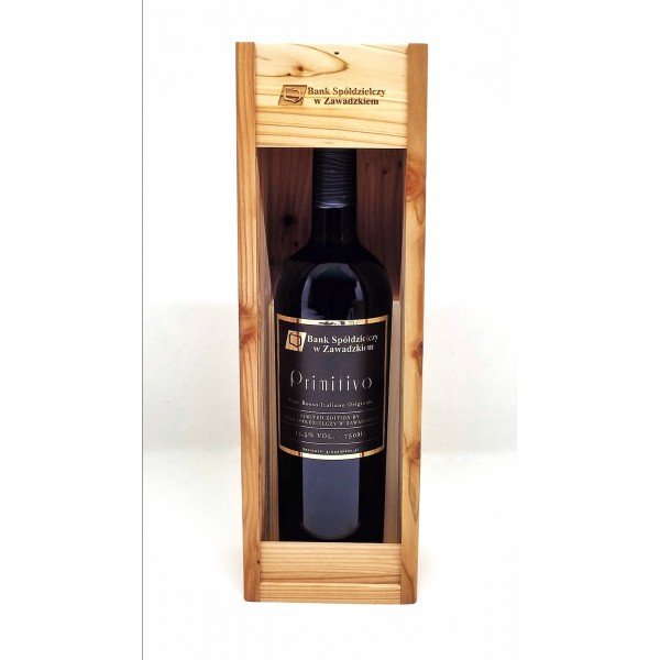 PRIMITIVO Wino półwytrawne, czerwone. ORYGINALNE