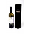 Wino w tubie z zamszu z logo