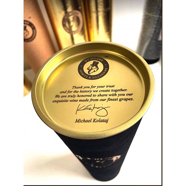 Tuba z korka z grawerowaniem