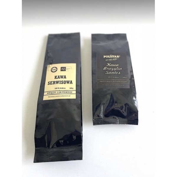 Zestaw kawowy filiżanka plus kawa z logo