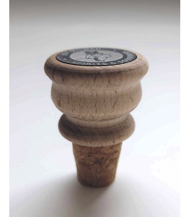 WIELOKOREK - Zatyczka  z drzewa buk z korkiem na butelkę do alkoholu