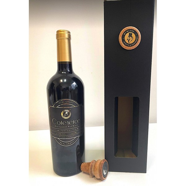 WINO W KARTONIE Z ZATYCZKĄ Z LOGO