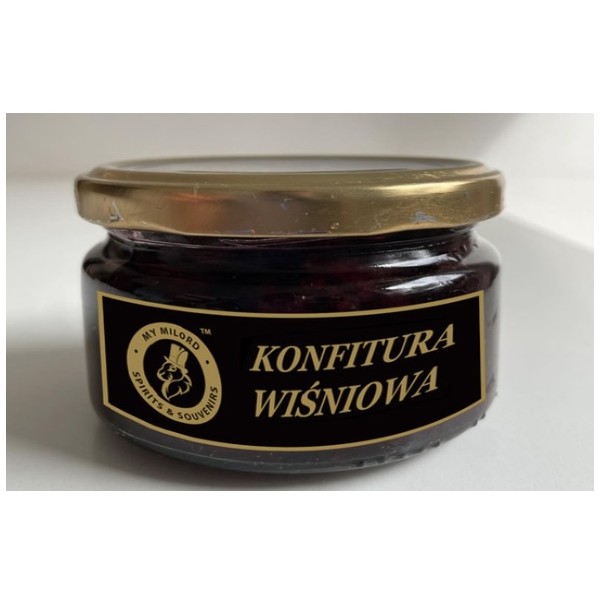 Konfitura z wisni rzemieślnicza z logo