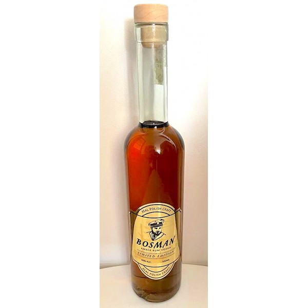 BOSMAN - Amber - Rum - Vodka w kartoniku z zatyczka WIELOKOREK z logologo