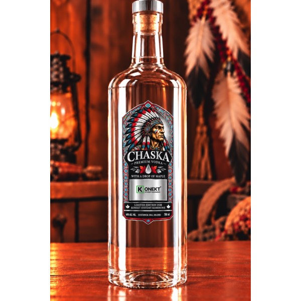 CHASKA Premium Vodka z logo