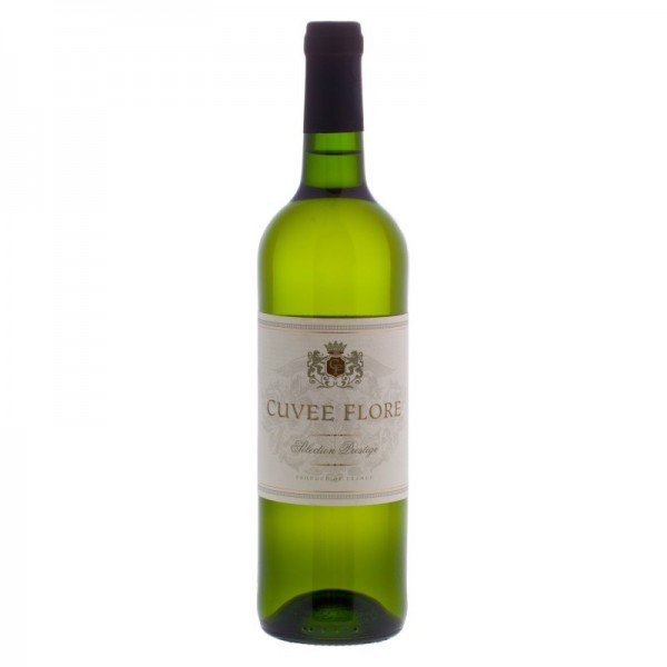 Francuskie Wino białe półwytrawne Cuvee Flore  Blanc